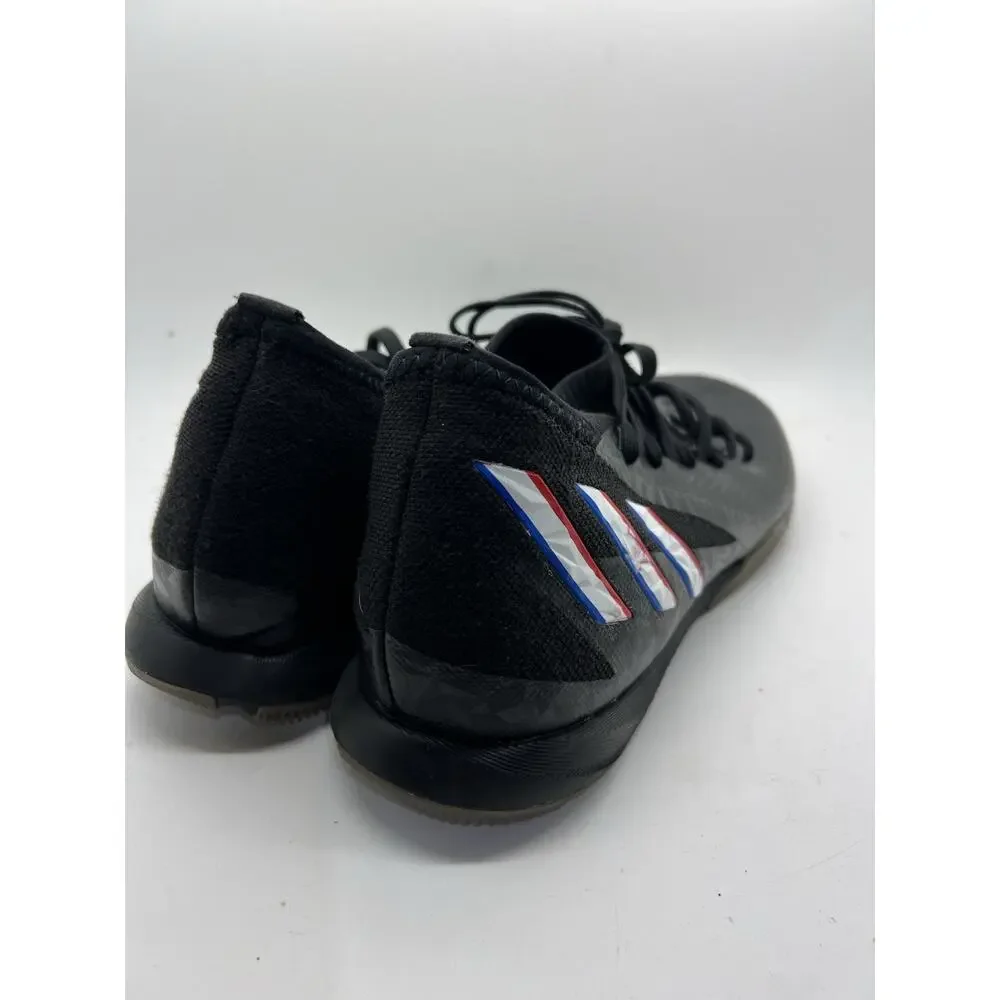 Adidas Predator Edge.3 Indoor Soccer Black Leather Shoes Sneakers Men’s 9.5
